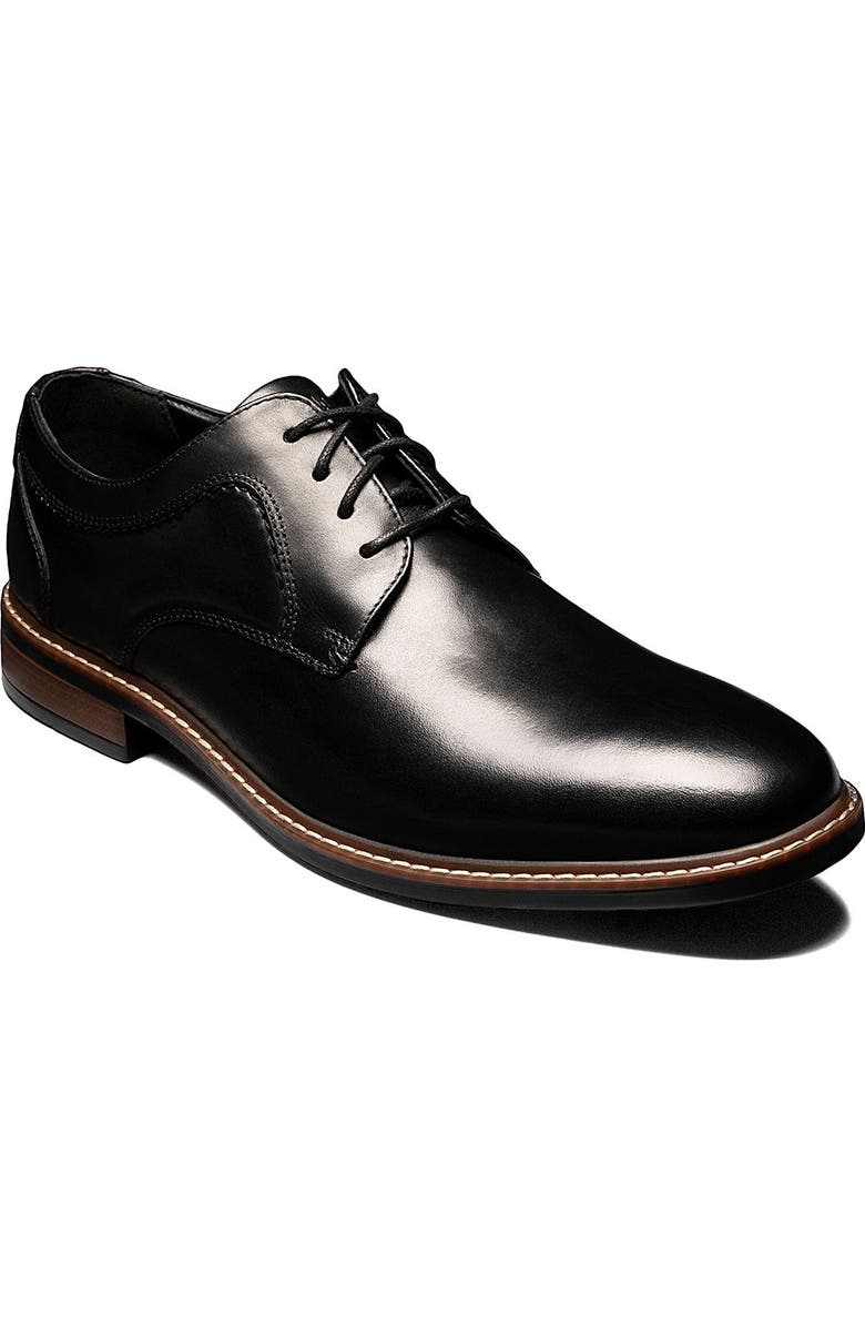 NUNN BUSH Hayden Leather Plain Toe Derby- Wide Width Available, Main, color,