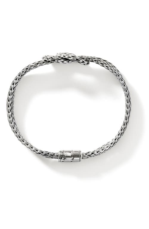 JOHN HARDY JOHN HARDY LOVE KNOT BRACELET, GOLD, STERLING SILVER, 3.5MM