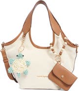 Nanette Lepore Canvas Scoop Satchel