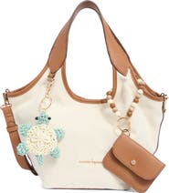 Nanette Lepore Canvas Scoop Satchel