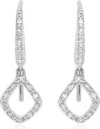 Monica Vinader Riva Mini Kite Diamond Pavé Drop Earrings