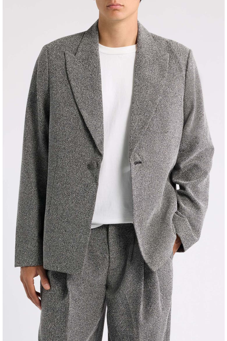 Melange Blazer, Main, color, BLANC DE BLANC