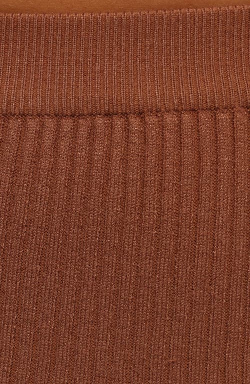 Petal And Pup Petal & Pup Scalli Rib Midi Skirt In Brown