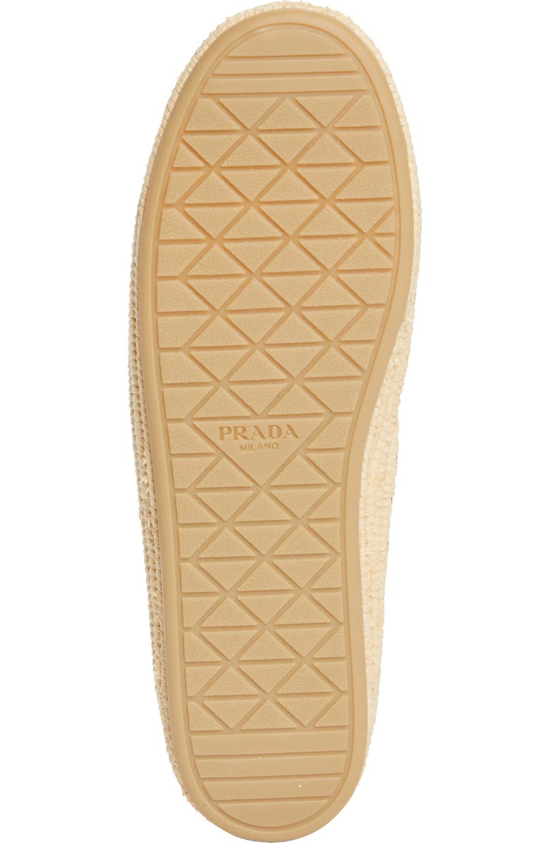Prada Raffia Double Strap Mary Jane Flat, Alternate, color,
