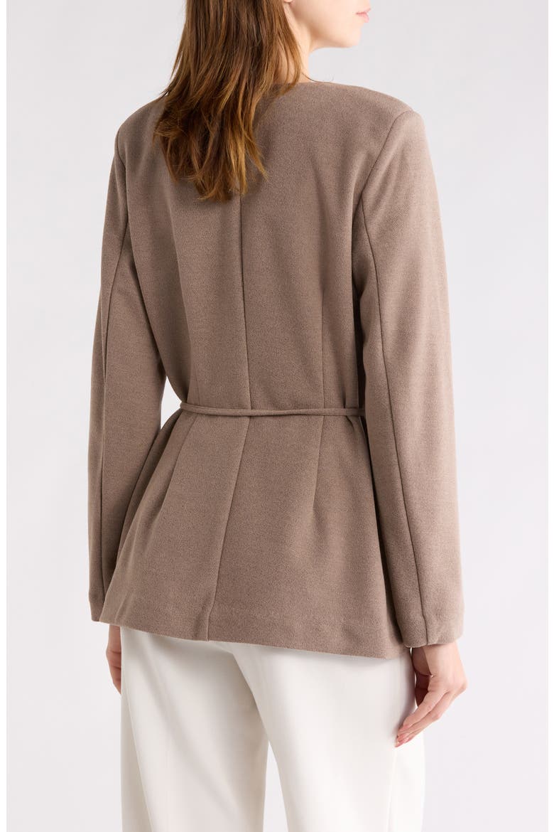 Belted Jacket, Alternate, color, BROWN