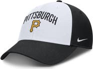 Nike Men's Nike White/Black Pittsburgh Pirates Club Performance Adjustable Hat