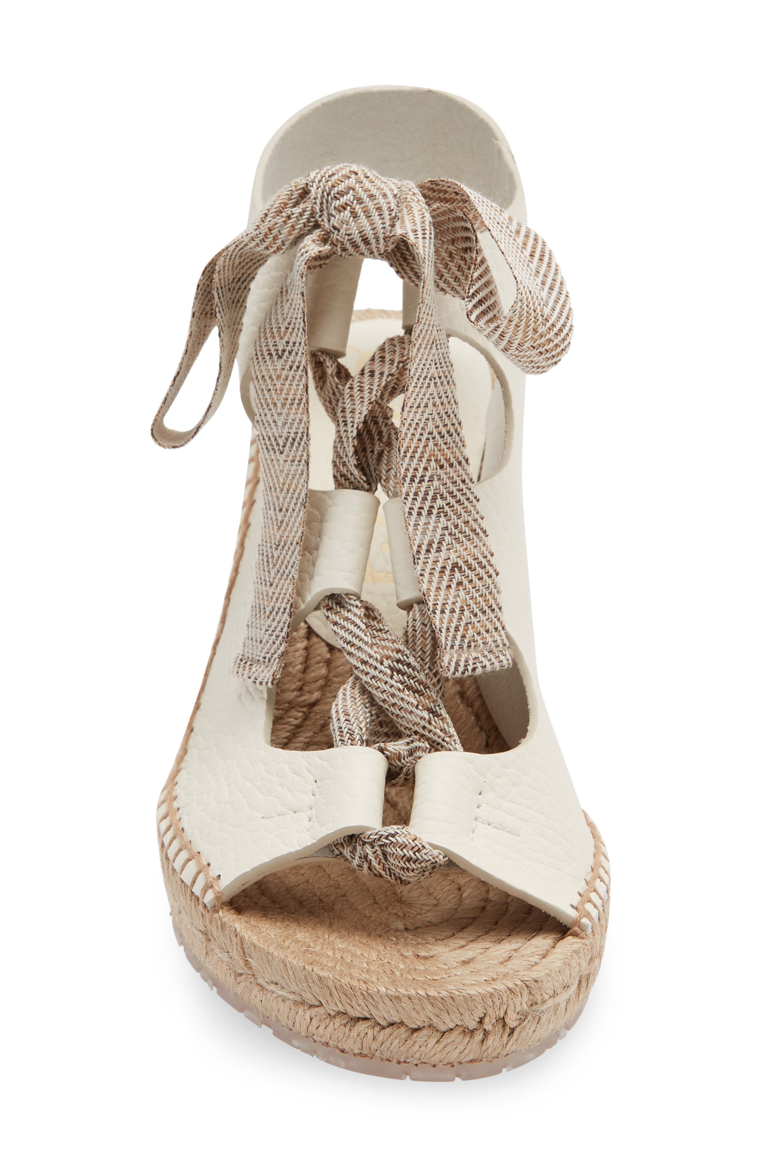 Otelia Wedge Sandal, Alternate, color, CREME CERVO