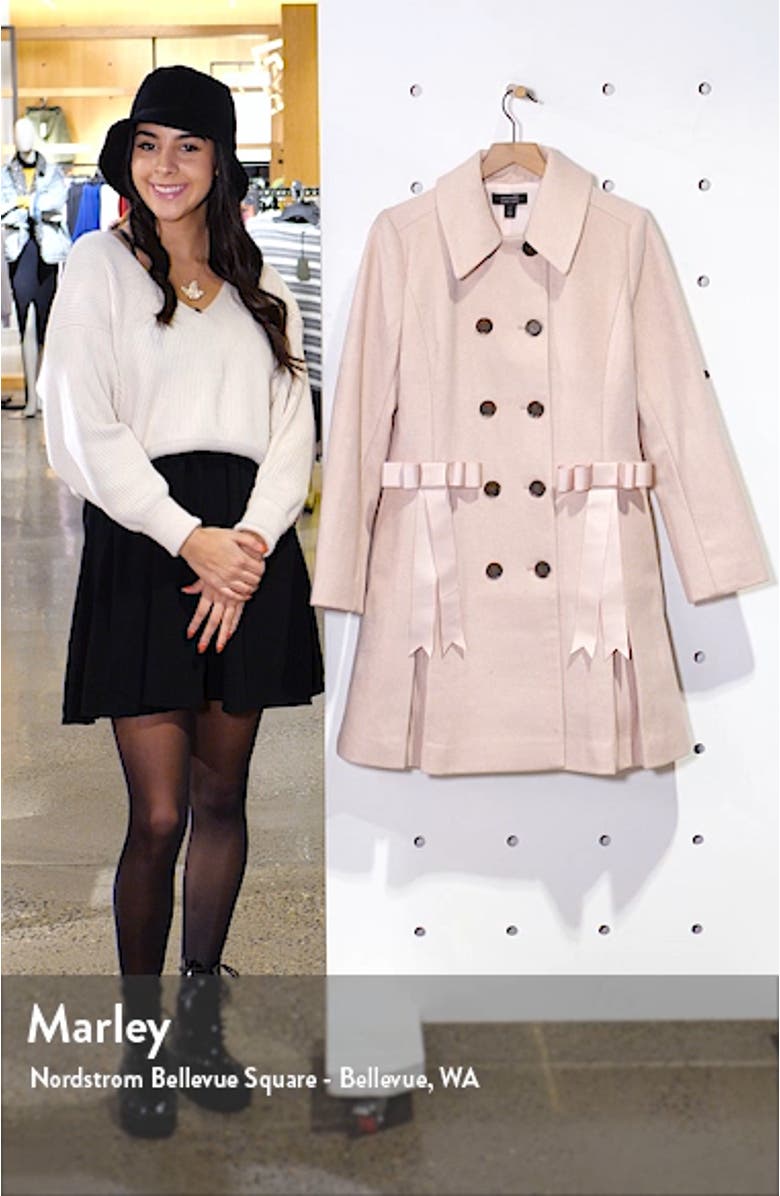 x Atlantic-Pacific Bow Detail Coat, sales video thumbnail