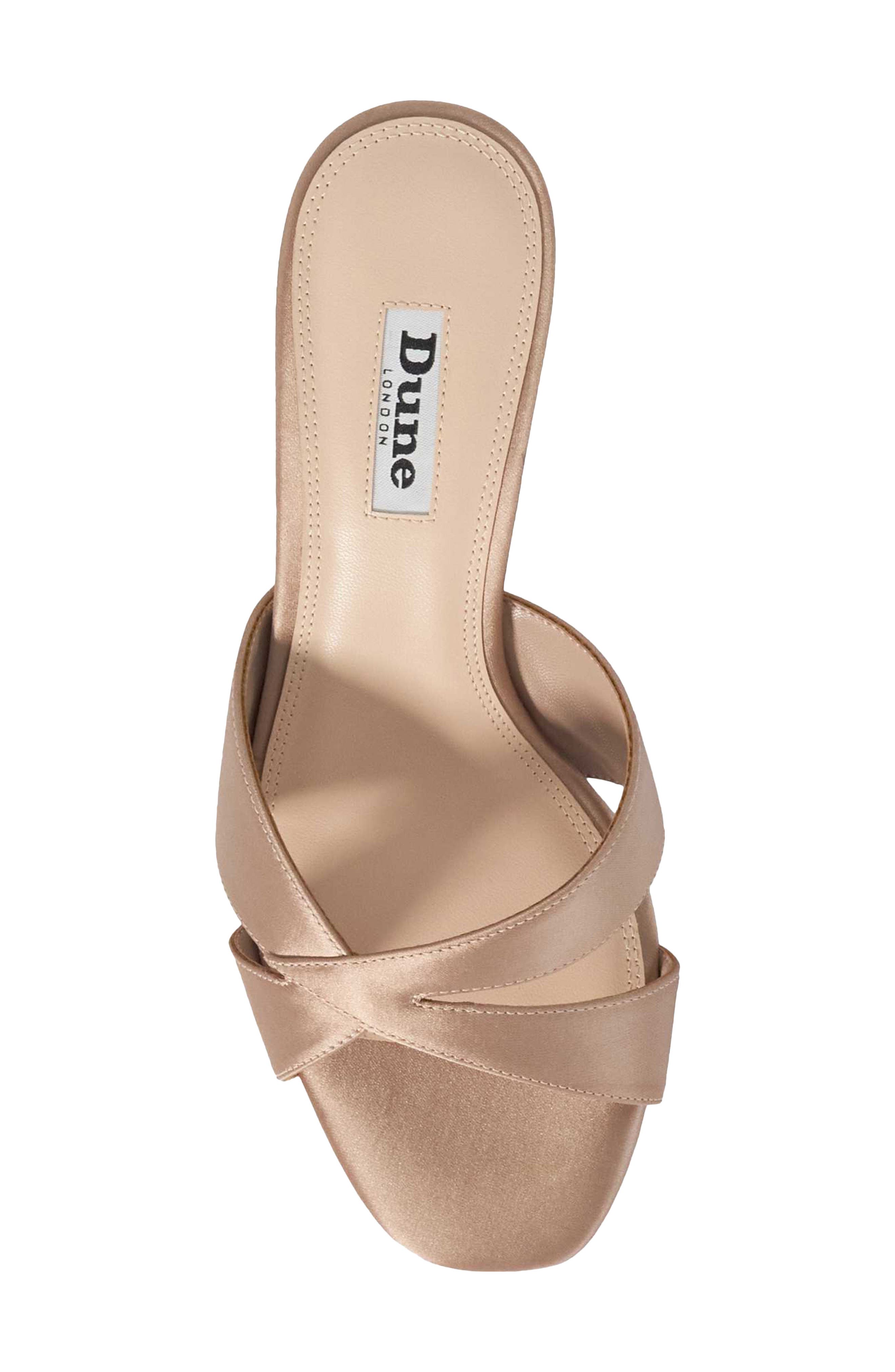 Monette Slide Sandal, Alternate, color, MINK FABRIC