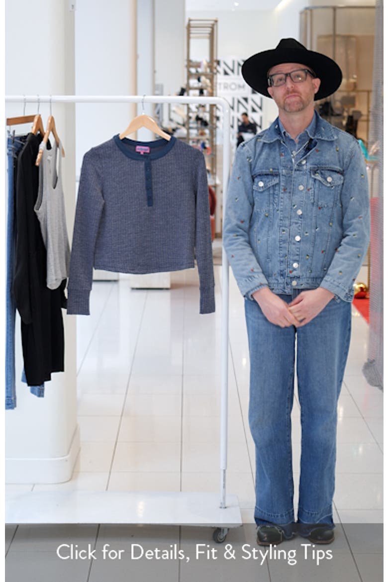 Ruth Waffle Knit Henley video