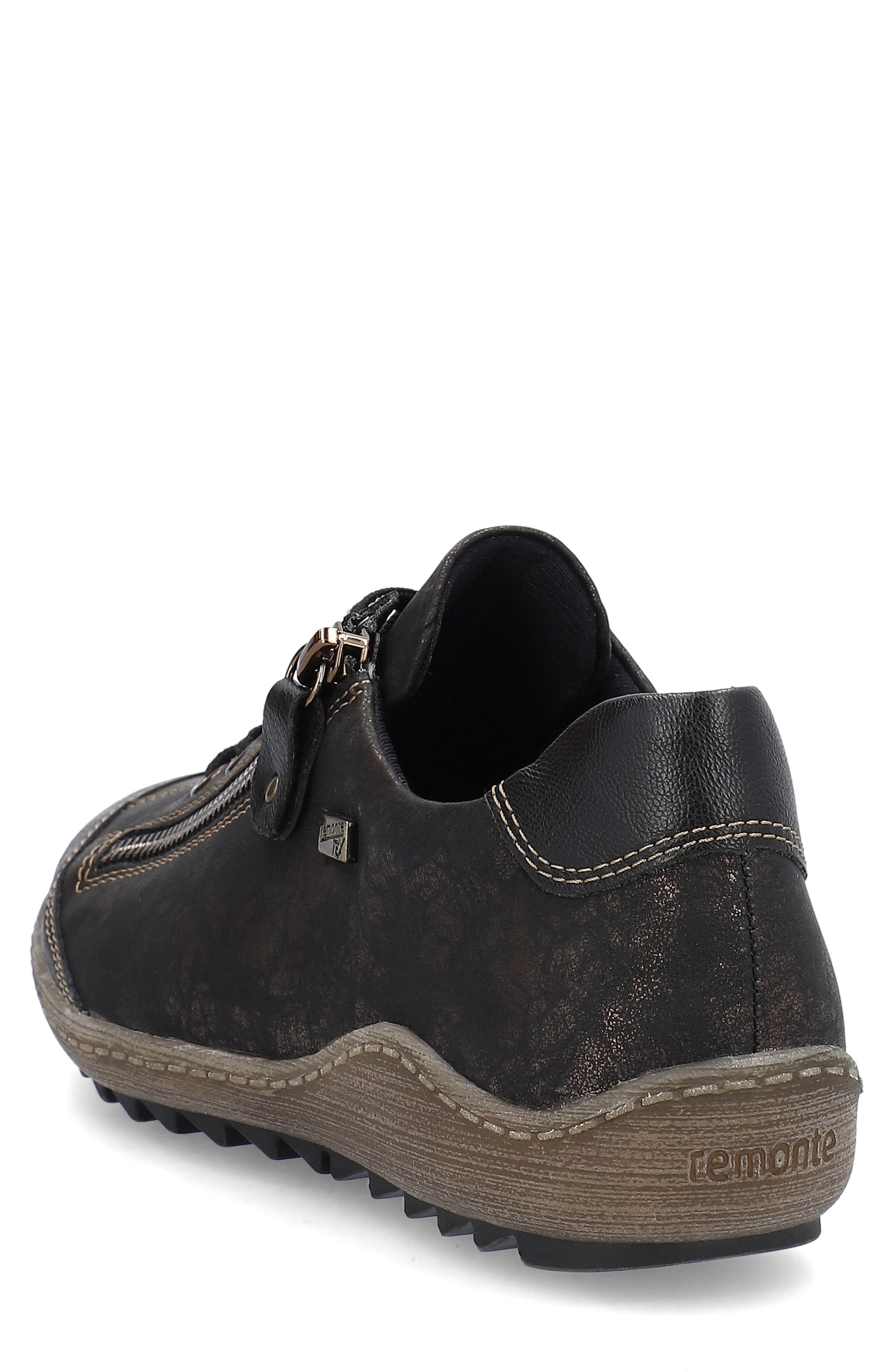 Liv 02 Sneaker, Alternate, color, SCHWARZ/ SCHWARZ ANTIQUE
