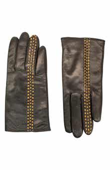 Portolano Contrast Stitch Leather Gloves