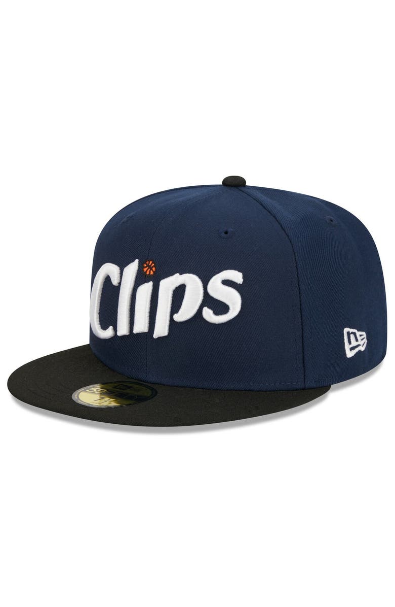 New Era Men's New Era  Blue/Black LA Clippers 2023/24 City Edition 59FIFTY Fitted Hat, Alternate, color, 