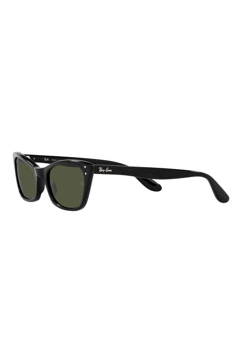 Lady Burbank 55mm Cat Eye Sunglasses, Alternate, color, BLACK