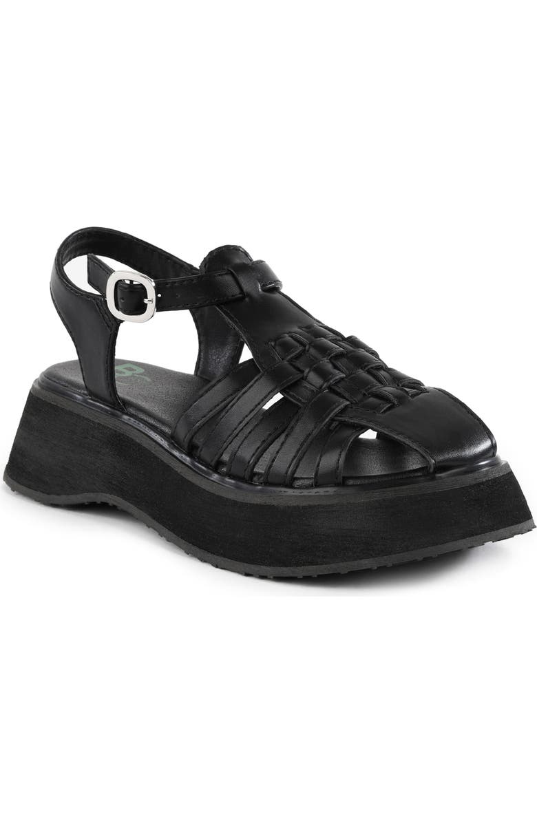 BC Footwear Rally Slingback Platform Wedge Fisherman Sandal, Main, color,