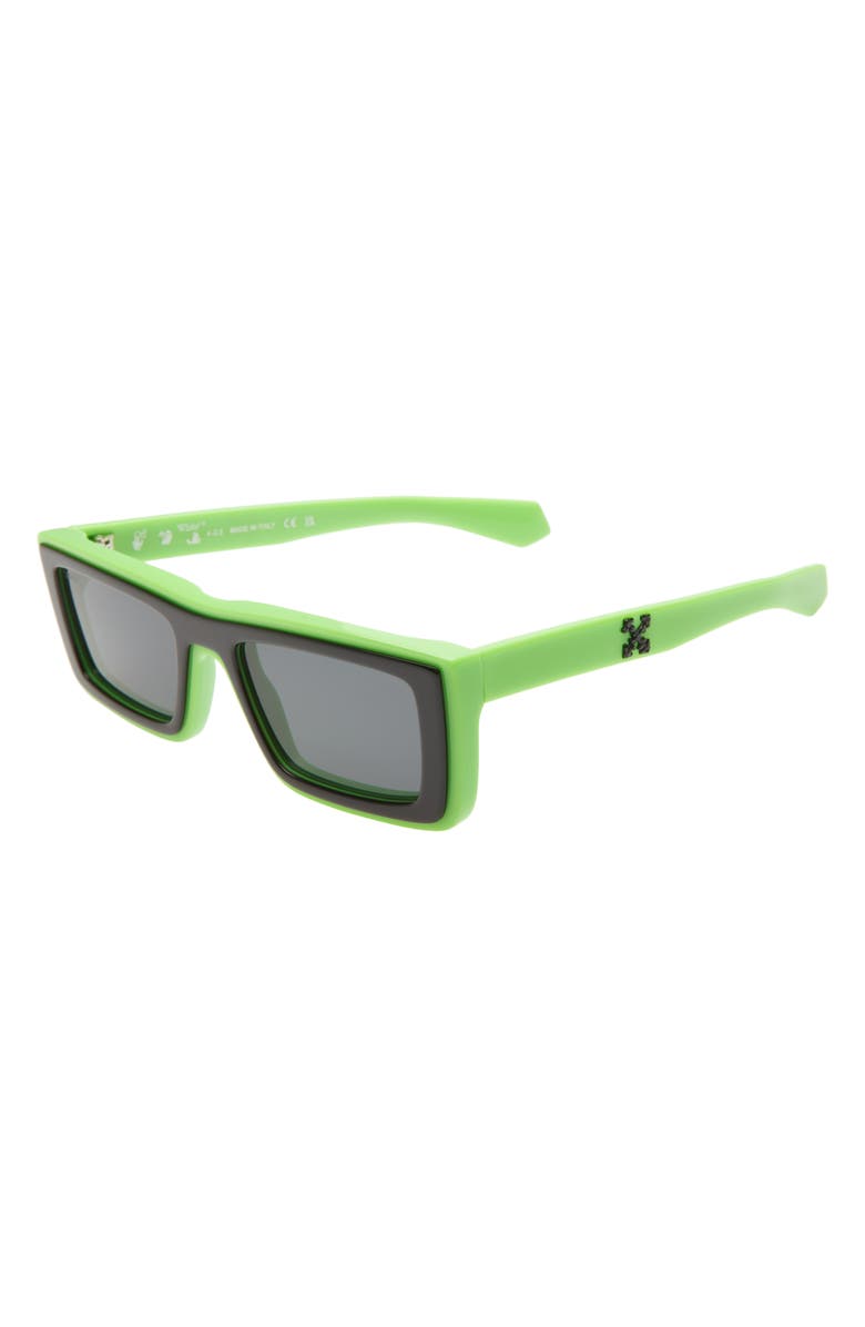 Off-White Jacob Rectangular Sunglasses, Alternate, color, 