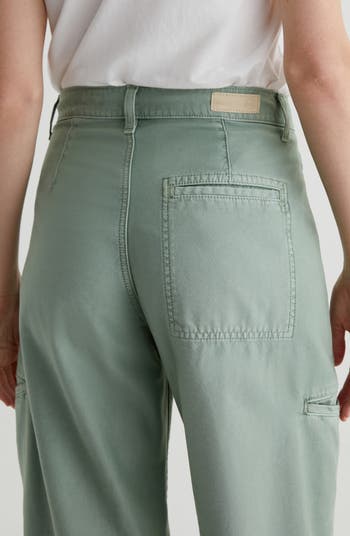 Hazal Ankle Barrel Utility Twill Pants