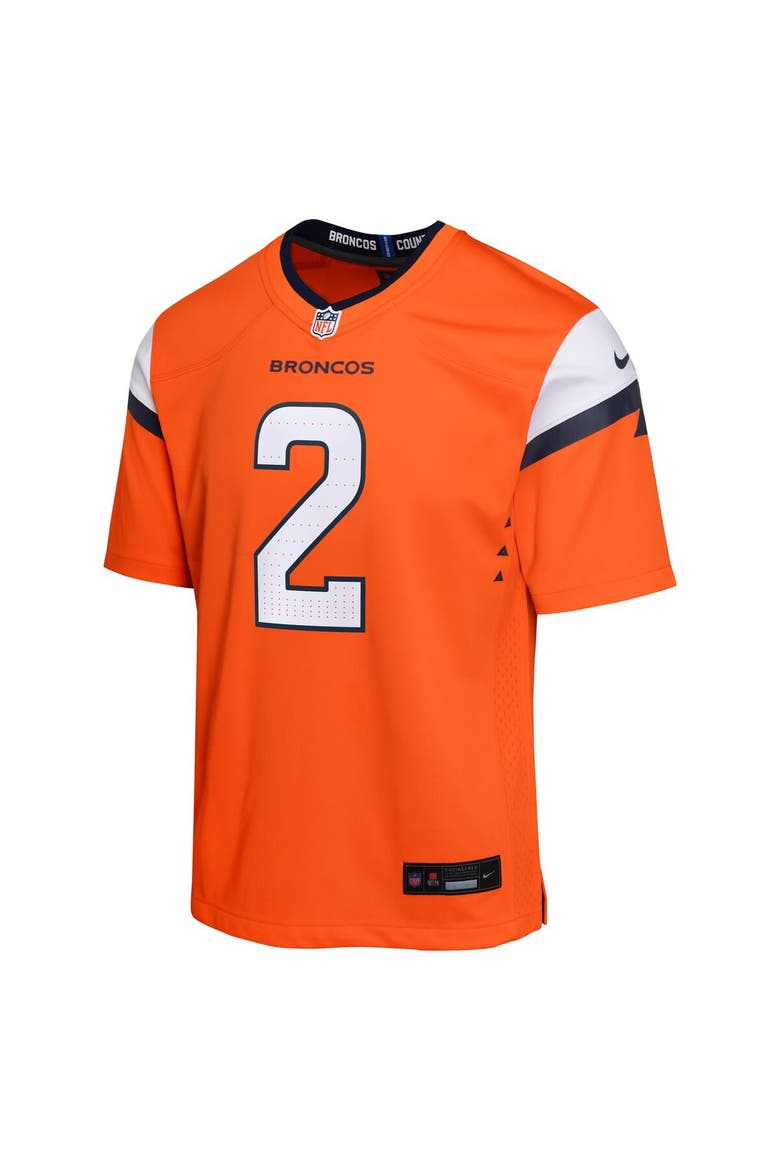 Youth Nike Patrick Surtain II Orange Denver Broncos Mile High Collection Game Jersey, Alternate, color, Orange