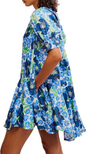 Moon Chaser Tiered Shift Minidress