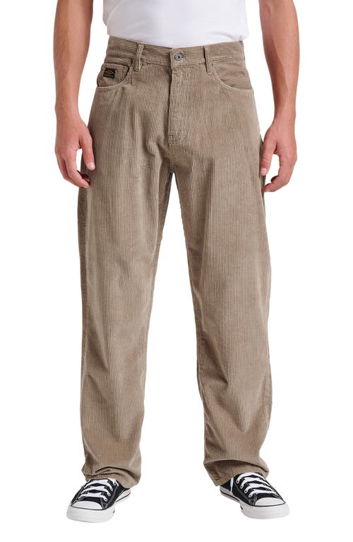 Quiksilver Landers Regular Fit Corduroy 5-pocket Pants In Brown