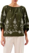 Karen Kane Eyelet Embroidered Top