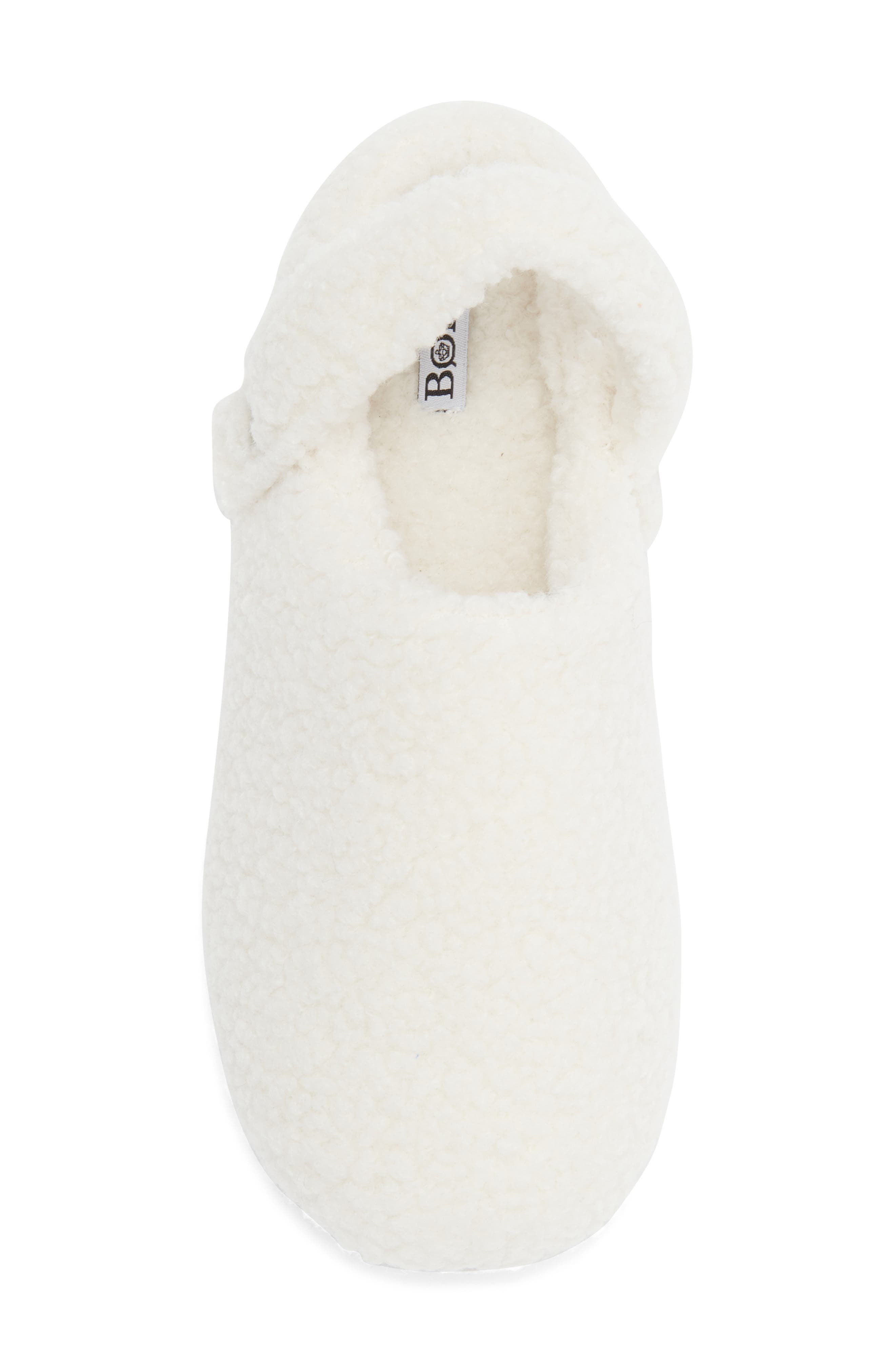 Børn Convertible Faux Shearling Slipper, Alternate, color, 