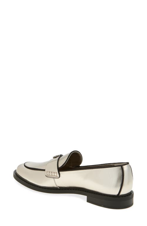 Karl Lagerfeld Paris Rylin Loafer In Pewter