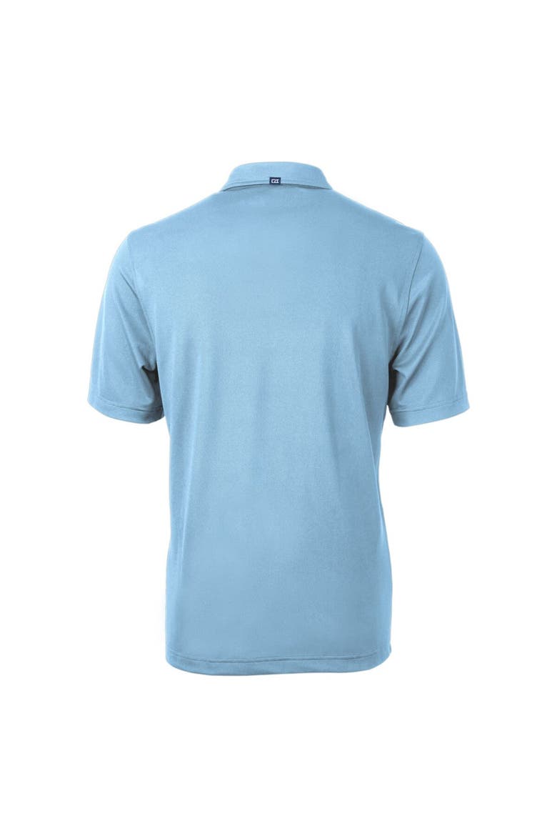 Men's Cutter & Buck Powder Blue Corpus Christi Hooks Virtue Eco Pique Recycled Polo, Alternate, color, Powder Blue