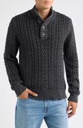 Schott NYC Cable Knit Fisherman's Sweater