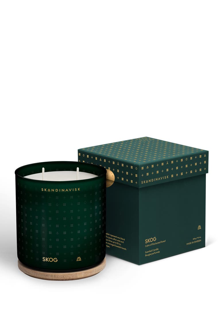 SKOG - 400g Seasonal Scented Candle, Main, color, Green
