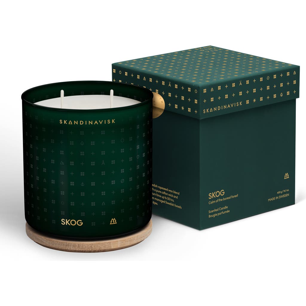 SKANDINAVISK SKOG - 400g Seasonal Scented Candle in Green  product