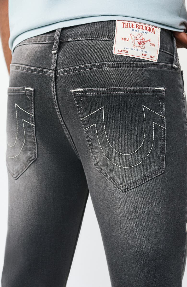 True Religion Rocco Skinny Jeans, Alternate, color, Grey Gloomy Wash