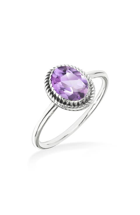 Oval Solitaire Ring