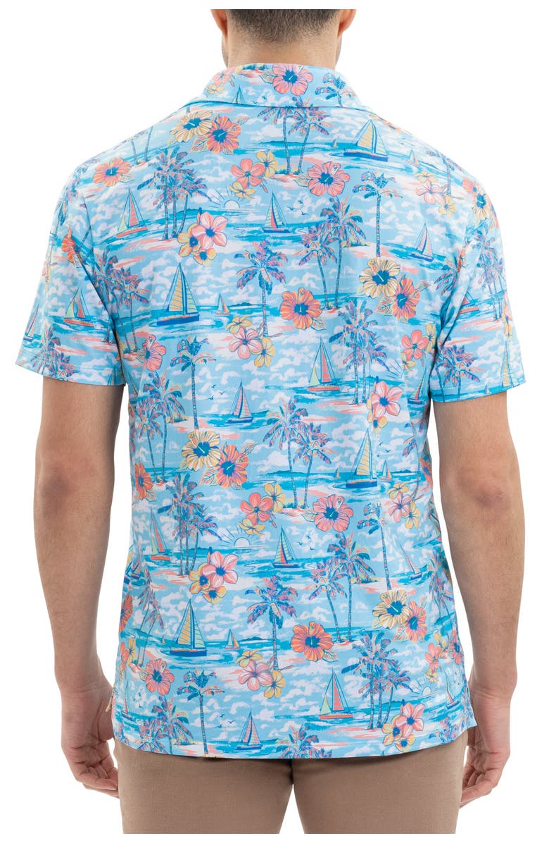 Kenny Flowers The Ocean Course - Golf Shirt, Alternate, color, Blue