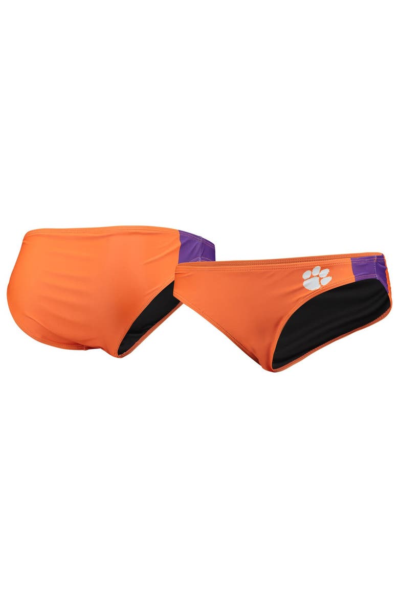Women's FOCO Orange Clemson Tigers Wordmark Bikini Bottom, Main, color, Orange