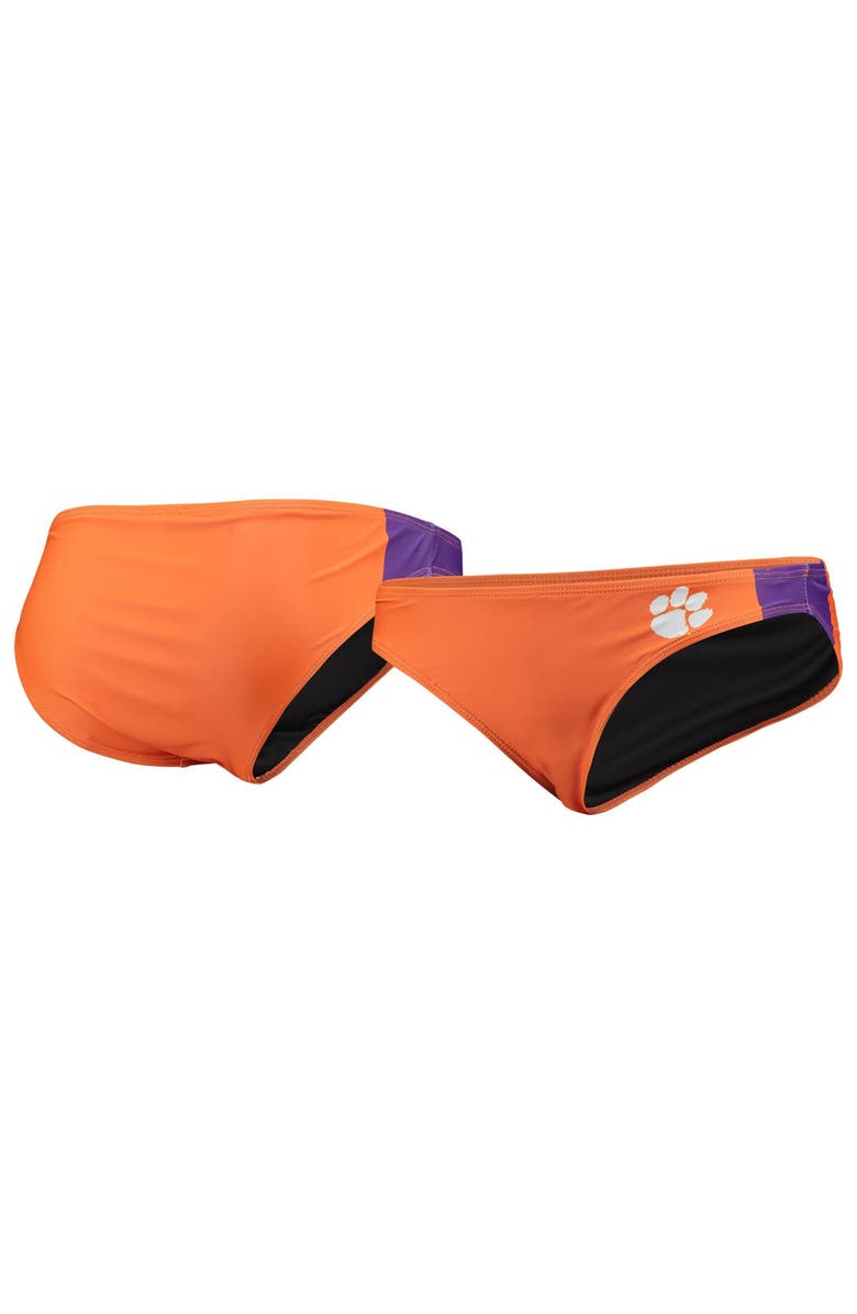 FOCO Women's FOCO Orange Clemson Tigers Wordmark Bikini Bottom, Main, color, Orange