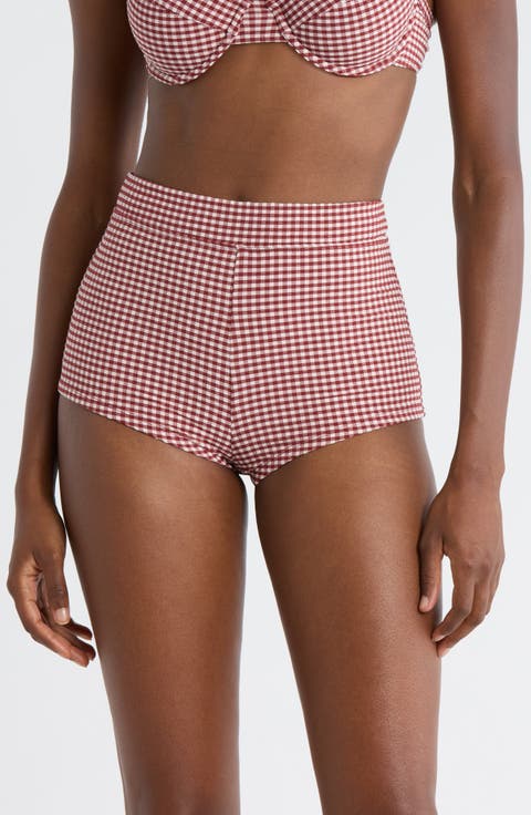 Retro Cheeky Swim Shorts