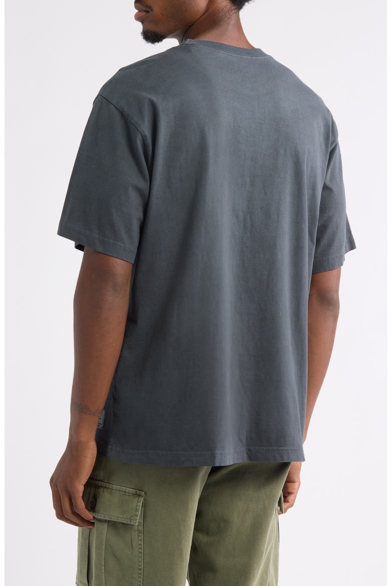 Battlewash Cotton T-Shirt, Alternate, color, BLACK