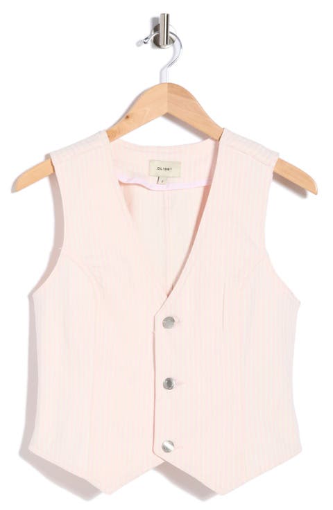 Stripe Denim Vest
