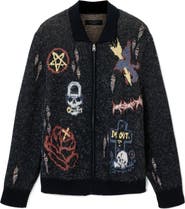 AllSaints Meller Zip-Up Cardigan