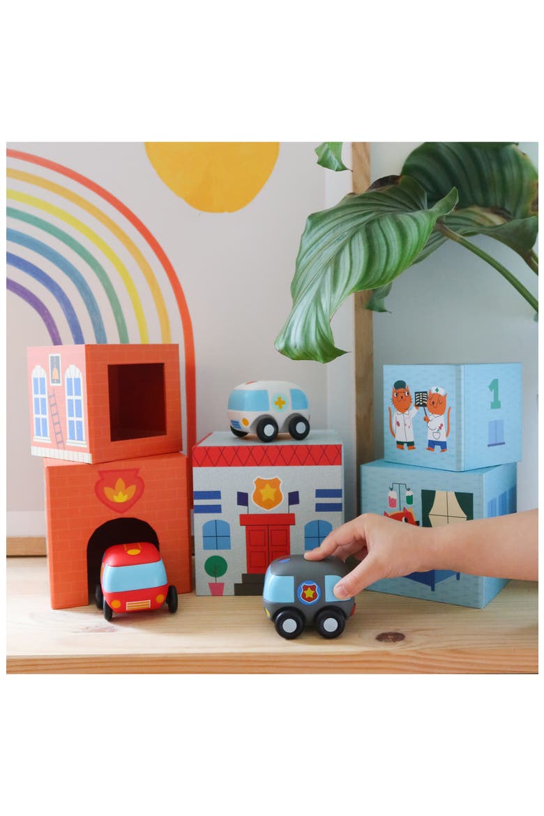 Topanicar Car & Blocks Playset, Alternate, color, BLUE MULTI