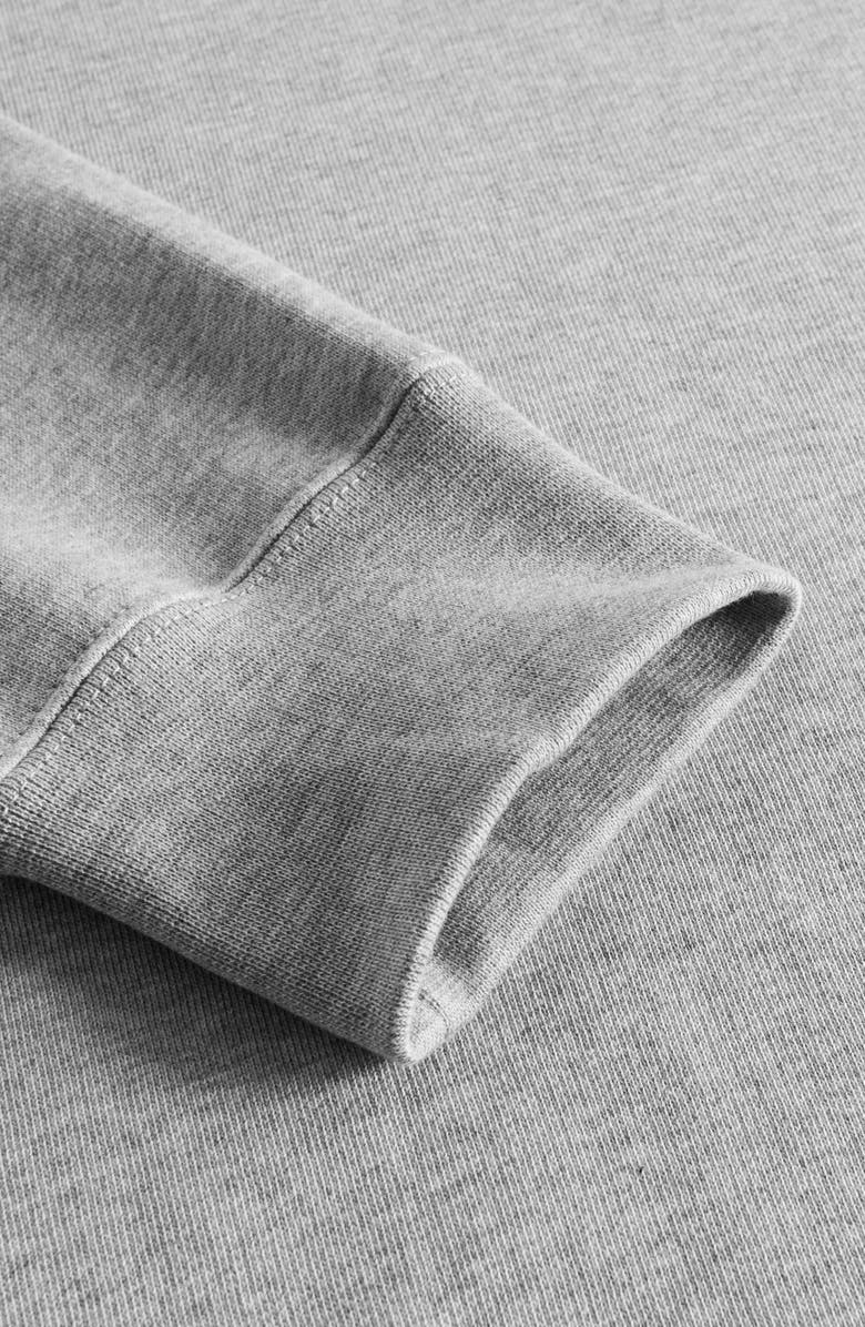 Wood Wood Hugh Oversize Embroidered Logo Organic Cotton Crewneck Sweatshirt, Alternate, color,