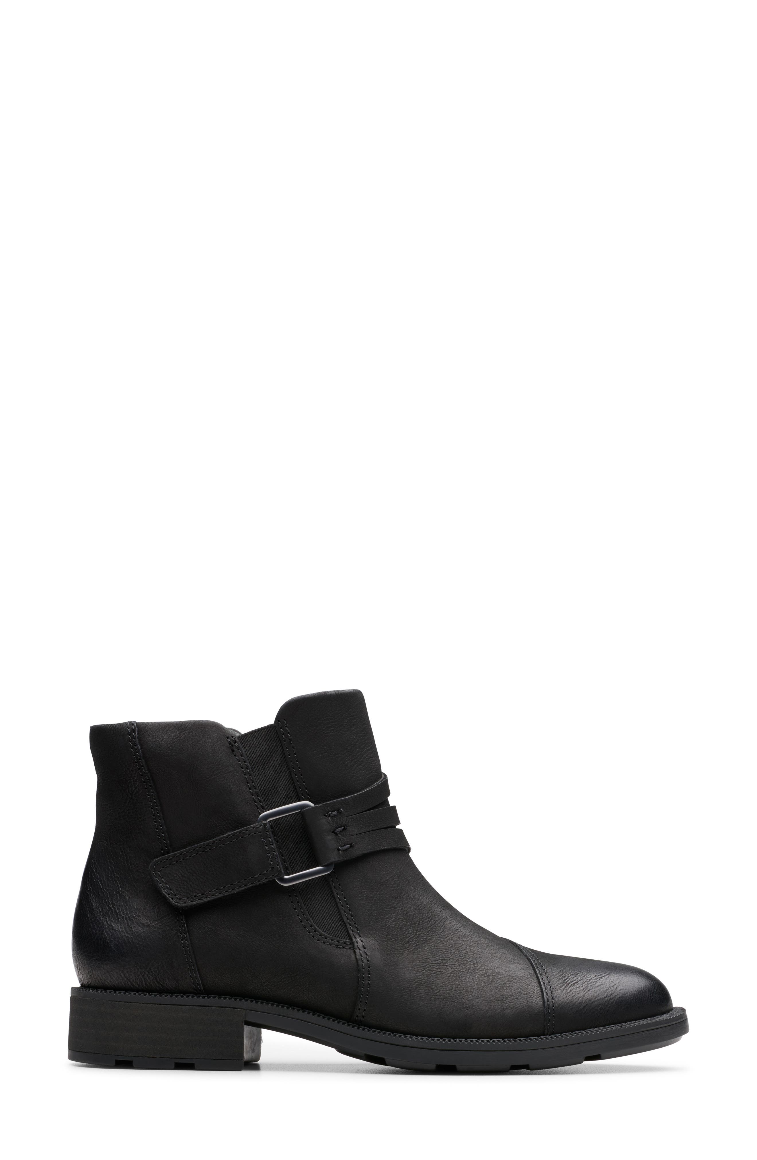 Clarks<sup>®</sup> Adalynn Faye Boot, Alternate, color, Black Nubuck