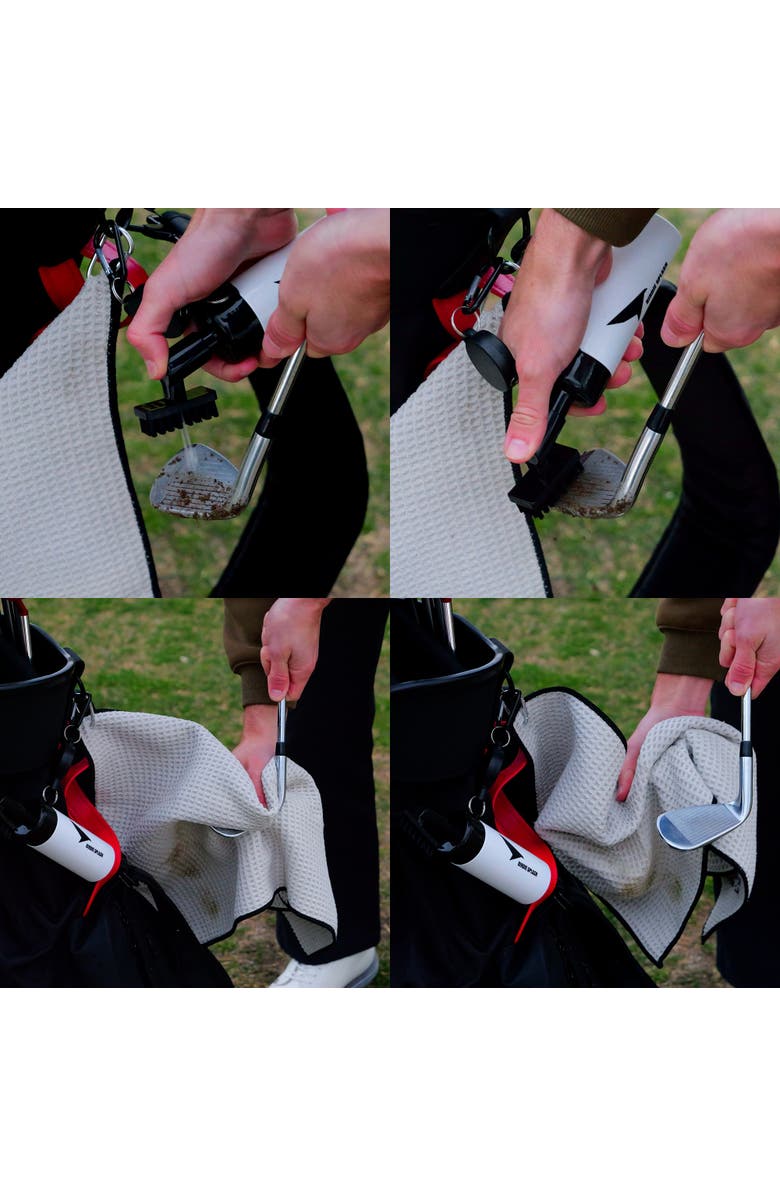 Birdie Bath Birdie Golf Splash Golf Club Cleaner Brush And Water Bottle, Alternate, color, White