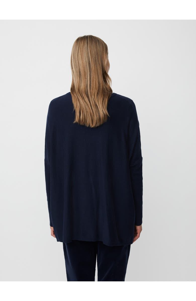 Masai Copenhagen Long Sleeve Round Neck Knit Jumper, Alternate, color, Navy Blazer