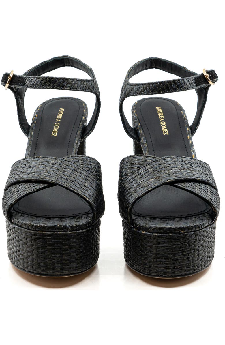 Andrea Gomez Bella Sandal, Alternate, color, Black
