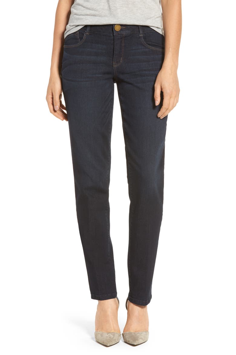 Ab-Solution Straight Leg Jeans (Nordstrom Exclusive), Main, color, INDIGO