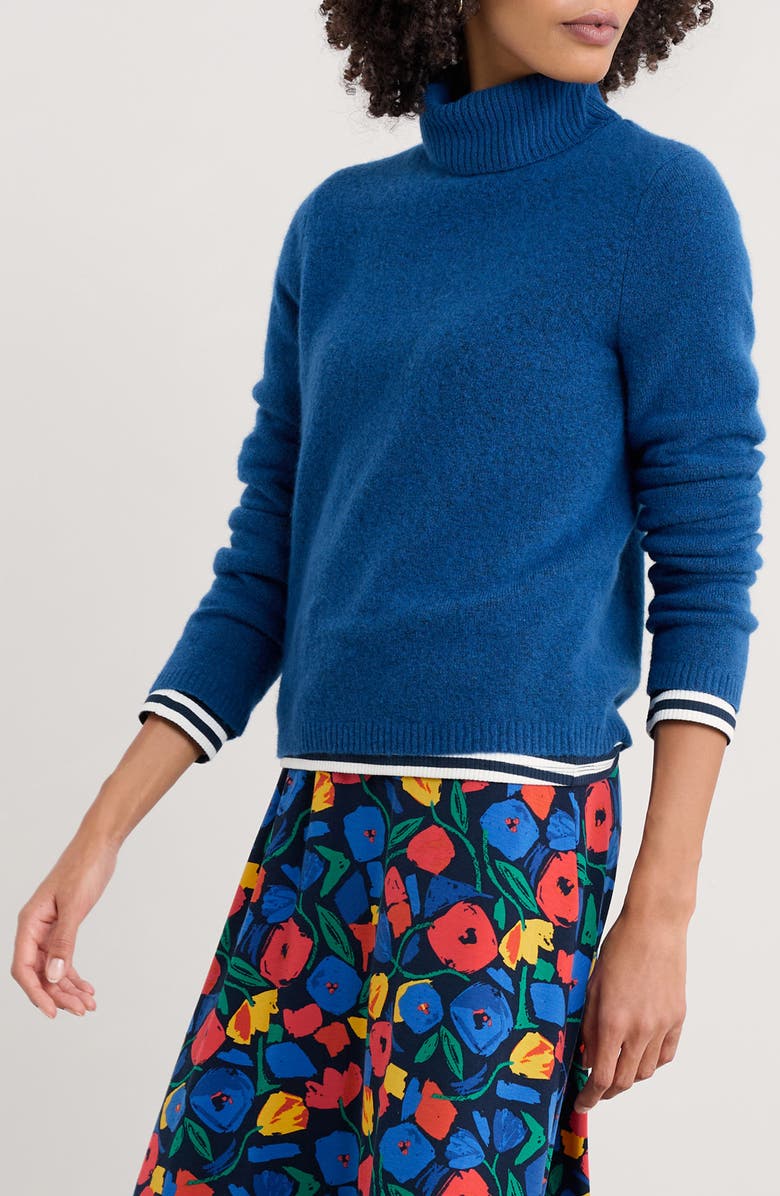 Seasalt Cornwall Cloud Chasing Turtleneck Wool Blend Sweater, Main, color, 