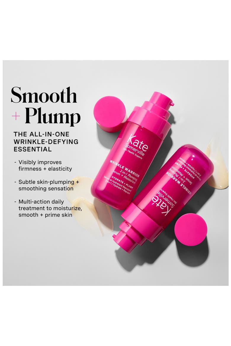 Wrinkle Warrior® 2-in-1 Plumping Moisturizer + Serum, Alternate, color, NO COLOR