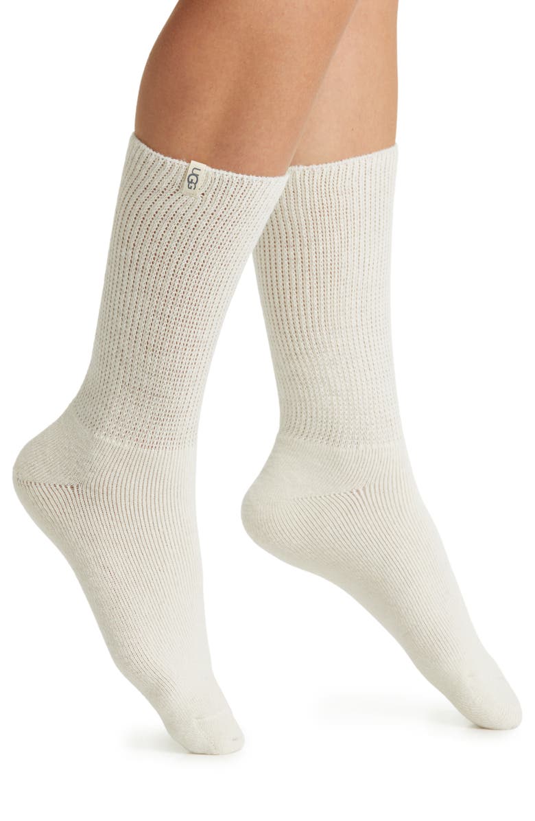 UGG<sup>®</sup> Shealy Cozy Crew Socks, Main, color, Nmb